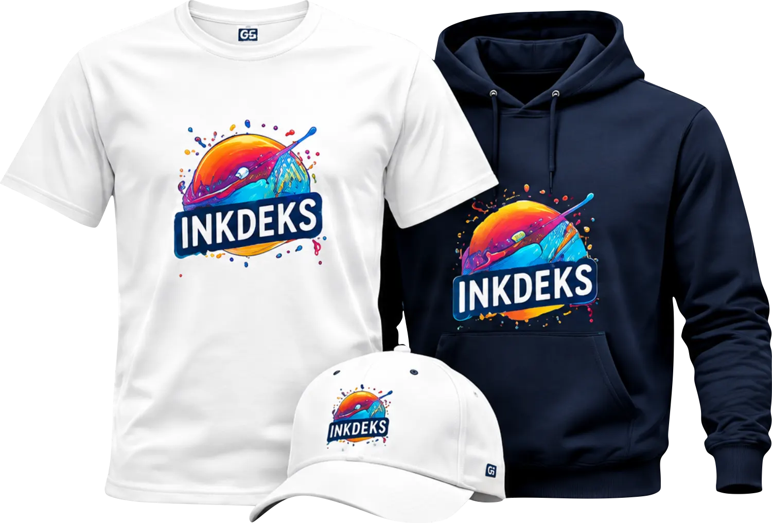 InkDeks custom apparel products